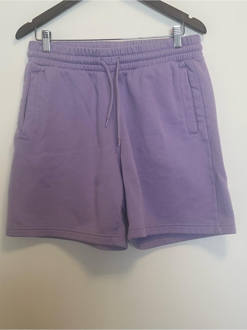 H&M Lavender Drawstring Athletic Shorts